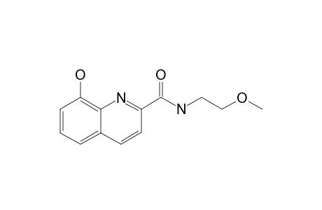 N-(2-METHOXYETHYL)-8-HYDROXY-QUINOLINE-2-CARBOXAMIDE