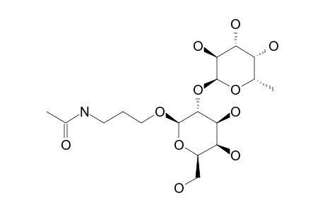 3-(N-ACETYLAMINOPROPYL)-2-O-(ALPHA-L-FUCOPYRANOSYL)-BETA-D-GALACTOPYRANOSIDE