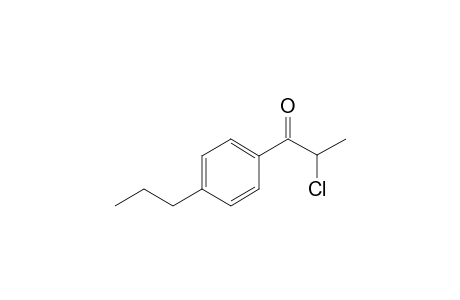 2-Chloranyl-1-(4-propylphenyl)propan-1-one