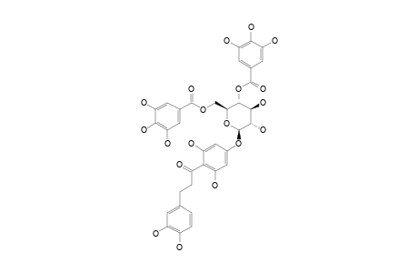 3-HYDROXYPHLORETIN-4'-O-(4'',6''-DI-O-GALLOYL)-BETA-D-GLUCOPYRANOSIDE