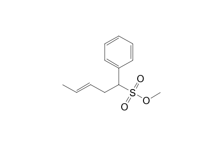 Methyl 1-phenyl-3-pentene-1-sulfonate