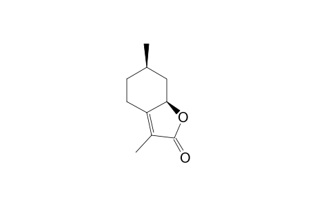 (6R,7aR)-3,6-dimethyl-5,6,7,7a-tetrahydro-4H-1-benzofuran-2-one