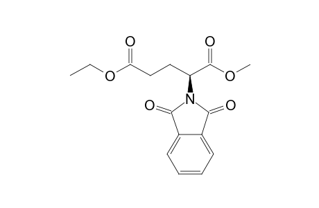 2-(1,3-dioxo-2-isoindolyl)pentanedioic acid O5-ethyl ester O1-methyl ester