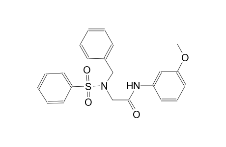 acetamide, N-(3-methoxyphenyl)-2-[(phenylmethyl)(phenylsulfonyl)amino]-