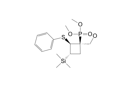 R-1-(DIMETHOXYPHOSPHORYL)-1-HYDROXYMETHYL-C-2-(PHENYLTHIO)-T-3-(TRIMETHYLSILYL)-CYCLOBUTANE