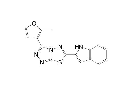 1H-indole, 2-[3-(2-methyl-3-furanyl)[1,2,4]triazolo[3,4-b][1,3,4]thiadiazol-6-yl]-