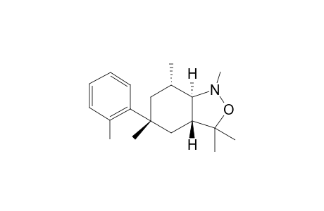 rac-(3aR,5R,7S,7aR)-1,3,3,5,7-pentamethyl-5-(o-tolyl)octahydrobenzo[c]isoxazole