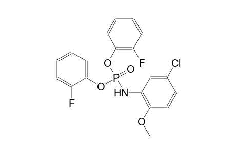 bis(2-fluorophenyl) 5-chloro-2-methoxyphenylamidophosphate
