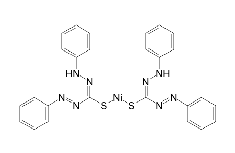 (PHENYLAZO)THIOFORMIC ACID, 2-PHENYLHYDRAZIDE, NICKEL(2+) SALT