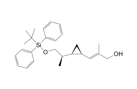 3-{(1R*,2S*)-2-[(1R*)-2-tert-Butyldiphenylsilyl)oxy-1-methylethyl]cyclopropyl}-2-methylprop-2-en-1-ol