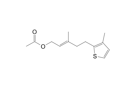[(E)-3-methyl-5-(3-methyl-2-thienyl)pent-2-enyl] acetate