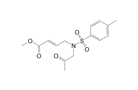 (E)-4-[(4-methylphenyl)sulfonyl-(2-oxopropyl)amino]-2-butenoic acid methyl ester