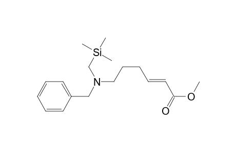 Methyl 6-[N-Benzyl-N-[(trimethylsilyl)methyl]amino]hex-2-enoate
