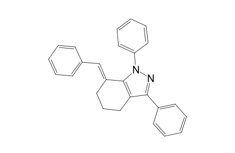 (7E)-7-benzylidene-1,3-diphenyl-4,5,6,7-tetrahydro-1H-indazole
