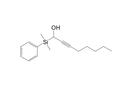 1-(Dimethyl-phenyl-silanyl)-oct-2-yn-1-ol
