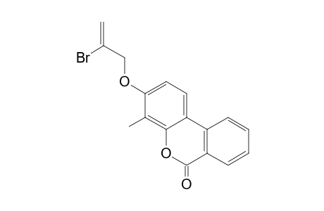 3,4-Benzo-7-(.beta.-bromoallyloxy)-8-methylcoumarin