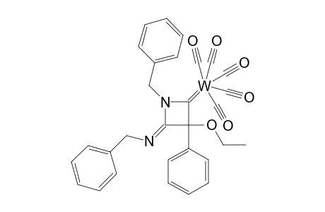 [1-benzyl-4-(benzylimino)-3-ethoxy-3-phenyl-2-azetidinylidene]pentacarbonyl tungstene