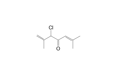3-Chloranyl-2,6-dimethyl-hepta-1,5-dien-4-one