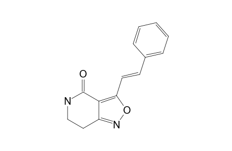3-(2-Phenylethenyl)-4,5,6,7-tetrahydroisoxazolo[4,3-c]pyridin-4-one