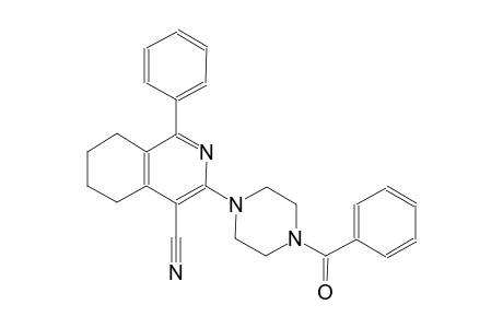 4-isoquinolinecarbonitrile, 3-(4-benzoyl-1-piperazinyl)-5,6,7,8-tetrahydro-1-phenyl-