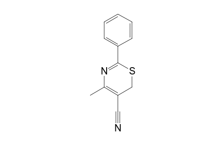 4-METHYL-2-PHENYL-6H-1,3-THIAZIN-5-CARBONITRILE