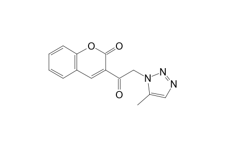 3-[(5-methyl-1H-1,2,3-triazol-1-yl)acetyl]-2H-chromen-2-one