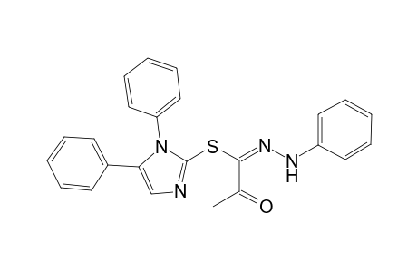 1,5-Diphenyl-1H-imidazol-2-yl (1E)-2-oxo-N-phenylpropanehydrazonothioate