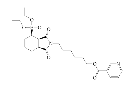 DIETHYL-(1,1A,3,3A,4,7)-HEXAHYDRO-2-[6-(NICOTINIYLOXY)-HEXYL]-2H-ISOINDOL-4-PHOSPHONATE-1,3-DIONE