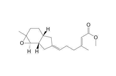 2-Hexenoic acid, 3-methyl-6-(octahydro-1a-methyl-5H-indeno[4,5-b]oxiren-5-ylidene)-, methyl ester, [1a,3a.beta.,5(E),6a.beta.,6b.alpha.]-
