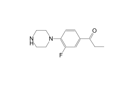 1-[3-Fluoro-4-(1-piperazinyl)phenyl]-1-propanone