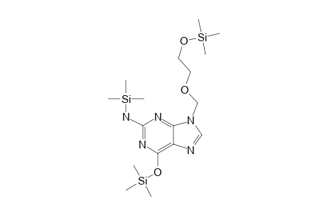 N-(Trimethylsilyl)-6-[(trimethylsilyl)oxy]-9-({2-[(trimethylsilyl)oxy]ethoxy}methyl)-9H-purin-2-amine