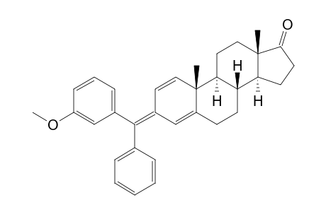 3-[(3'-Methoxyphenyl)phenylmethylene]androsta-1,4-dien-17-one