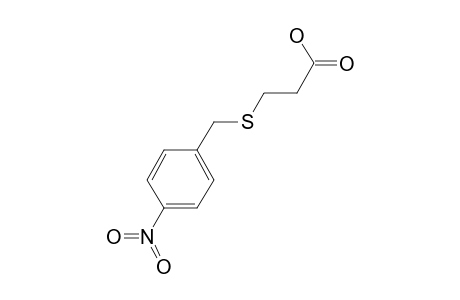 3-[(4-Nitrobenzyl)sulfanyl]propanoic acid