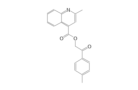 4-quinolinecarboxylic acid, 2-methyl-, 2-(4-methylphenyl)-2-oxoethyl ester