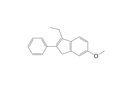 1H-Indene, 3-ethyl-6-methoxy-2-phenyl-