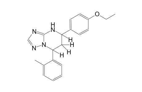 [1,2,4]triazolo[1,5-a]pyrimidine, 5-(4-ethoxyphenyl)-4,5,6,7-tetrahydro-7-(2-methylphenyl)-