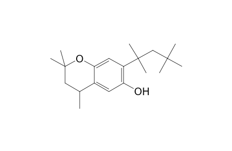 2H-1-benzopyran-6-ol, 3,4-dihydro-2,2,4-trimethyl-7-(1,1,3,3-tetramethylbutyl)-
