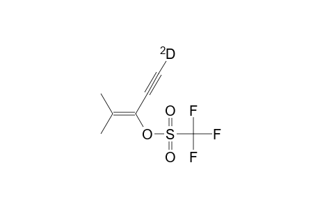 Methanesulfonic acid, trifluoro-, 1-(ethynyl-d)-2-methyl-1-propenyl ester