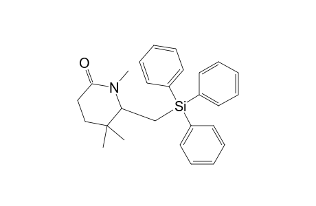 1,5,5-Trimethyl-6-(triphenylsilylmethyl)piperidin-2-one