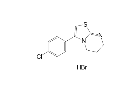 3-(p-chlorophenyl)-6,7-dihydro-5H-thiazolo[3,2-a]pyrimidine, monohydrobromide