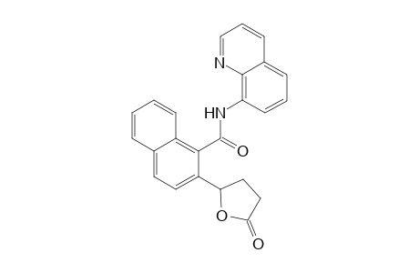 2-(5-oxotetrahydrofuran-2-yl)-N-(quinolin-8-yl)-1-naphthamide