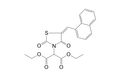 Diethyl [5'-(1"-naphthylidene)-2',4'-dioxotetrahydro-1',3'-thiazol-3'-yl]-malonate