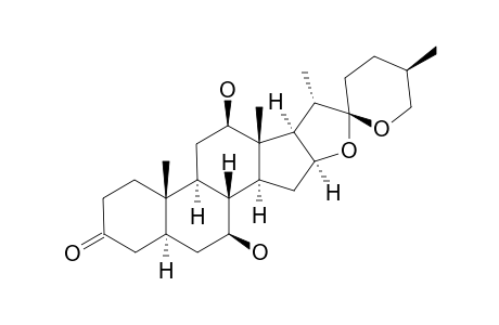 (25R)-7beta,12beta-DIHYDROXY-5alpha-SPIROSTAN-3-ONE