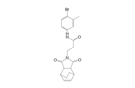 N-(4-bromo-3-methylphenyl)-3-(1,3-dioxo-3a,4,7,7a-tetrahydro-1H-4,7-ethanoisoindol-2(3H)-yl)propanamide