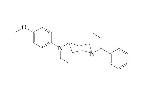 N-Ethyl-N-4-methoxyphenyl-1-(1-phenylpropyl)piperidin-4-amine