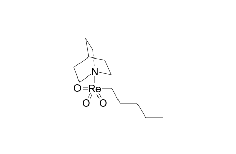 Quinuclidine (n-pentyl)-trioxorhenium (VII)