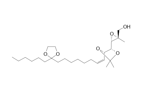 (2S,3S,4R,5S,6Z)-1-Hydroxy-2,3-epoxy-2-methyl-4,5-O-isopropylidene-13-(2'-hexyl-1',3'-dioxolane-2'-yl)-6-ene-4,5-tridecanediol