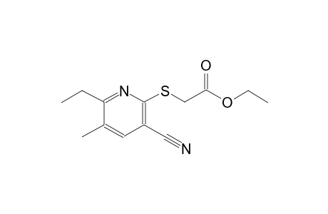 (3-Cyano-6-ethyl-5-methyl-pyridin-2-ylsulfanyl)-acetic acid ethyl ester