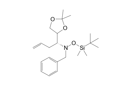 (S,R*,S*)-N-[(t-Butyl)dimethylsilyloxy]-2,2-dimethyl-N-(phenylmethyl)-.alpha.-(2'-propenyl)-1,3-dioxolane-4-methanamine
