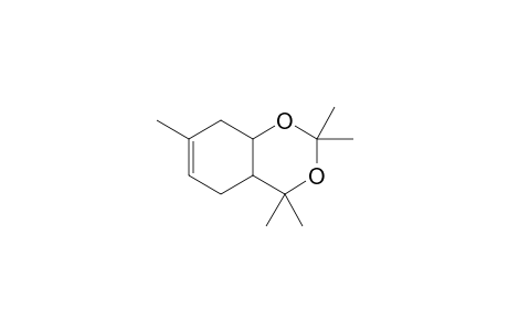 3,3,5,5,9-Pentamethyl-2,4-dioxabicyclo[4.4.0]dec-8-ene